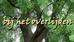 bij het overlijden